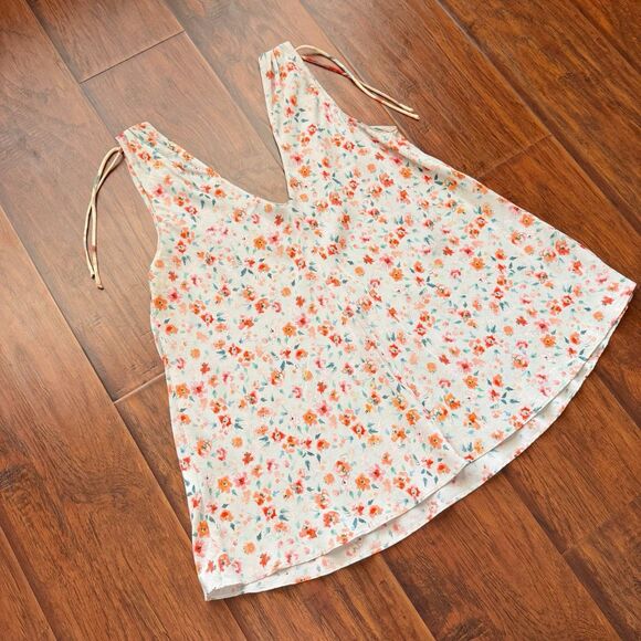 Amanda Uprichard 100% Silk Tank Floral Romantic‎ Soft Girly Feminine Flowy Sz XS - Picture 15 of 16